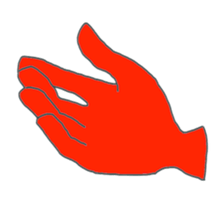 ROCK red cat sticker #7523428