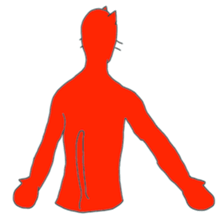 ROCK red cat sticker #7523433