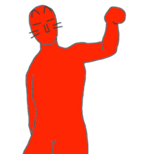 ROCK red cat sticker #7523437