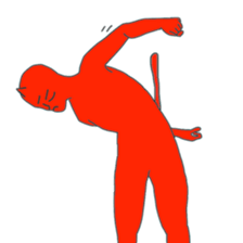 ROCK red cat sticker #7523448