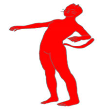 ROCK red cat sticker #7523466