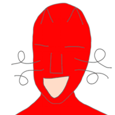 ROCK red cat sticker #7523467