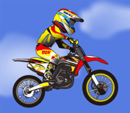 love motocross! love bike! love race! sticker #7524228