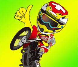 love motocross! love bike! love race! sticker #7524234