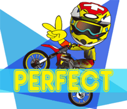 love motocross! love bike! love race! sticker #7524235