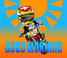 love motocross! love bike! love race! sticker #7524236