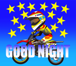 love motocross! love bike! love race! sticker #7524237