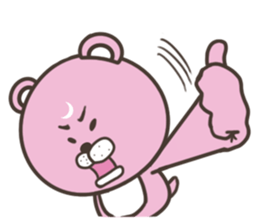 Pink bear stickers (No Text) sticker #7524272