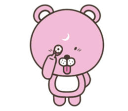 Pink bear stickers (No Text) sticker #7524273