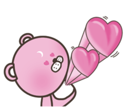 Pink bear stickers (No Text) sticker #7524278