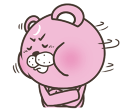 Pink bear stickers (No Text) sticker #7524280