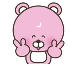 Pink bear stickers (No Text) sticker #7524283