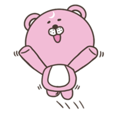 Pink bear stickers (No Text) sticker #7524288
