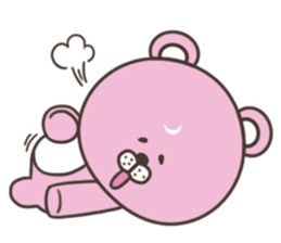 Pink bear stickers (No Text) sticker #7524290