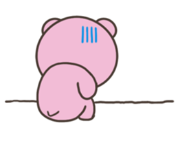 Pink bear stickers (No Text) sticker #7524297