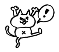 porimai's  funny cat stickers sticker #7524976