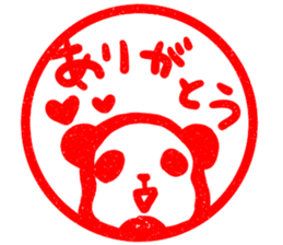 Syunipan! -Vermilion Sticker of panda- sticker #7525109