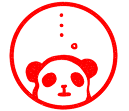 Syunipan! -Vermilion Sticker of panda- sticker #7525119