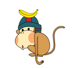 MONKEY Panic!!!!!!!! sticker #7525354