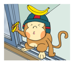MONKEY Panic!!!!!!!! sticker #7525367