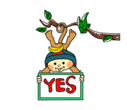 MONKEY Panic!!!!!!!! sticker #7525372