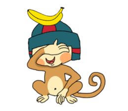 MONKEY Panic!!!!!!!! sticker #7525374