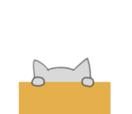 Ugly face of the cat sticker #7526018