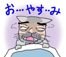 Ugly face of the cat sticker #7526025