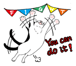 Cute Cat (English ver.) sticker #7526030