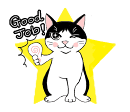 Cute Cat (English ver.) sticker #7526031