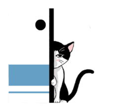Cute Cat (English ver.) sticker #7526044