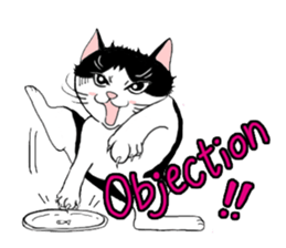 Cute Cat (English ver.) sticker #7526060