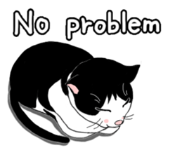 Cute Cat (English ver.) sticker #7526063