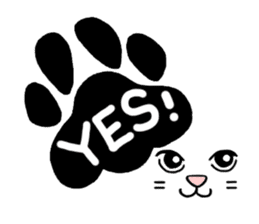 Cute Cat (English ver.) sticker #7526064