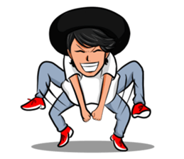 Smile Man YUCHAN sticker #7526216