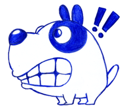 Puppy Q sticker #7526710