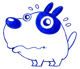 Puppy Q sticker #7526727