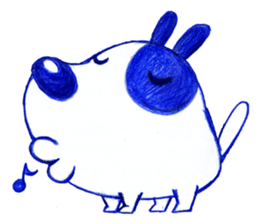 Puppy Q sticker #7526738