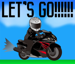 MOTO! BIKE! RACE! I LIKE motorcycle!4 sticker #7526991