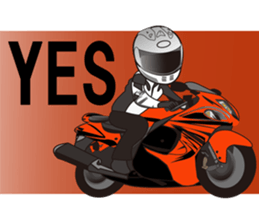 MOTO! BIKE! RACE! I LIKE motorcycle!4 sticker #7526997