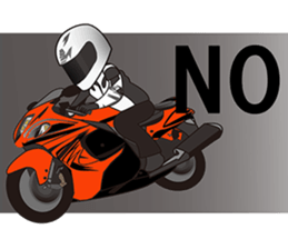 MOTO! BIKE! RACE! I LIKE motorcycle!4 sticker #7526998
