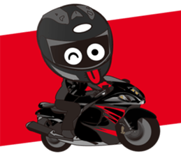 MOTO! BIKE! RACE! I LIKE motorcycle!4 sticker #7527001