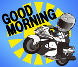 MOTO! BIKE! RACE! I LIKE motorcycle!4 sticker #7527002