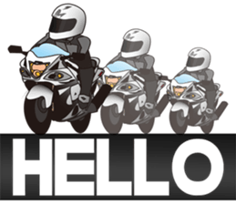 MOTO! BIKE! RACE! I LIKE motorcycle!4 sticker #7527008