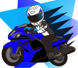 MOTO! BIKE! RACE! I LIKE motorcycle!4 sticker #7527021