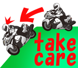 MOTO! BIKE! RACE! I LIKE motorcycle!4 sticker #7527023