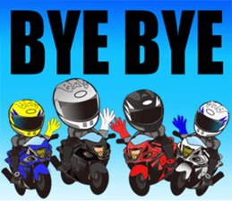 MOTO! BIKE! RACE! I LIKE motorcycle!4 sticker #7527027