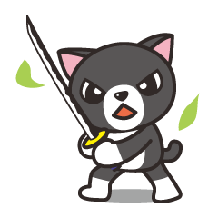 Nya-san of black cat