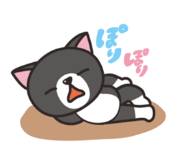 Nya-san of black cat sticker #7527790