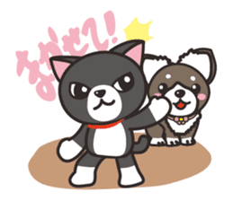 Nya-san of black cat sticker #7527801